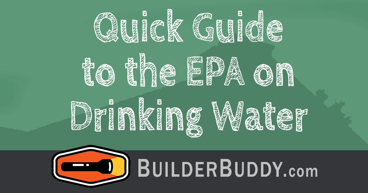 quick guide to the epa on drinking water