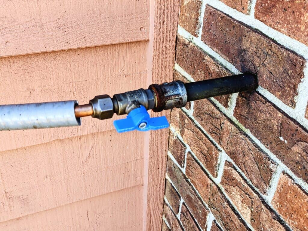 additional propane shut off at exterior