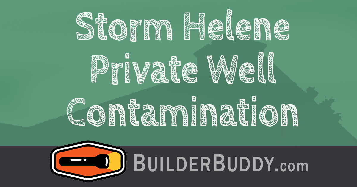 storm helene private well contamination